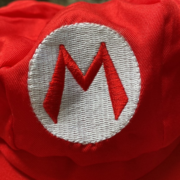 Mario Bros. Mario red M hat/ Mario costume - Picture 2 of 3